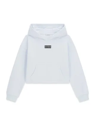 Guess Kids - HOODED LS ACTIVE TOP FROZEN LIGHT BLUE - Gr. - 10