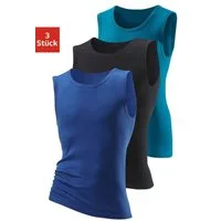 H.I.S Muscleshirt (Packung, 3-tlg) aus weicher Feinripp-Qualität