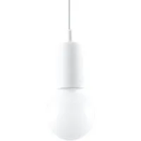SOLLUX lighting Hängeleuchte Hängeleuchte Diego 1 Weiß, Nicht enthalten