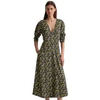 Marc O'Polo Druckkleid aus Viskose-Stretch-Satin
