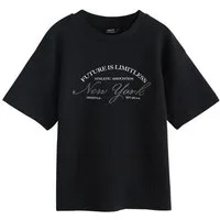 Next T-Shirt Strukturiertes, kurzärmeliges T-Shirt (1-tlg)