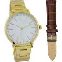 Miraval Quarzuhr Herrenarmbanduhr mit Metallarmband und Wechselarmband