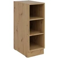 Küchen-Preisbombe Unterschrank Regal 30 cm Eiche Artisan Küche Landhaus Küchenzeile Einbauküche