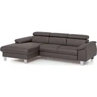 COTTA Ecksofa Komaris L-Form, B: 244 cm, mit Kopfteilverstellung, optional Bettfunktion, Bettkasten & Licht