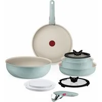 Tefal Topf-Set Tefal Kochgeschirr-Set Ingenio Serenity 11-teilig, (11-tlg)