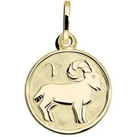 My Gold Sternzeichenanhänger Damen & Kinder Sternzeichen Anhänger Gold 333 WIDDER - Zodiac round (Set, 1-tlg., inkl. Schmuckbox), Geschenke