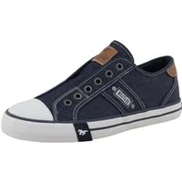 Mustang Shoes Winona Slip-On Sneaker Slipper, Halbschuh mit modischen Kontrastnähten