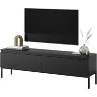 Selsey TV-Schrank BEMMI 2-türig mit Metallgestell, grifflos