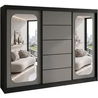 A&J MöbelLand GmbH Schiebetürenschrank BELANO – Moderner Kleiderschrank mit Schiebetüren (Die perfekte Kombination aus modernem Design, hoher Funktionalität und großzügigem Stauraum für Kleidung, Bettwäsche und Accessoires, erhältlich in verschiedene