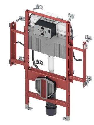 Tece profil WC-Gerontomodul m. Uni-Spülk. gemäß DIN 18040-1, Bauhöhe 1120 mm, 9300309 9300309