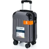 YONSLY Hartschalen-Trolley Hartschalen-Reisekoffer Trolley Rollkoffer in S/M/L/XL Größen, 4 Rollen, mit 360°-Lenkrollen, Zahlenschloss und mehrstufigem Teleskopgriff