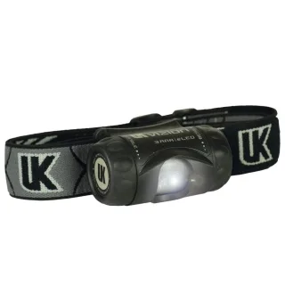 UK Stirnlampe 3AAA Vizion, schwarz , Farbe:schwarz