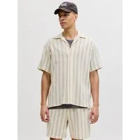 Jack & Jones Kurzarmhemd JORCOBA STRIPE RESORT SHIRT SS SN