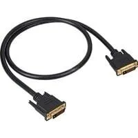 Kabel DVI-D > DVI-D (24+1) schwarz, 1 Meter, Dual Link, 24+1