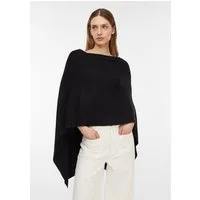 comma Poncho Indoor-Poncho Weicher Viskosemix-Poncho aus Feinstrick
