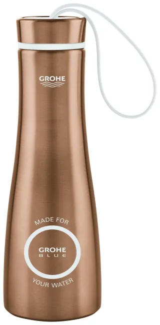 GROHE Trinkflasche GROHE Blue 40848 Edelstahl 450 ml warm sunset gebürstet, 40848DL0 40848DL0