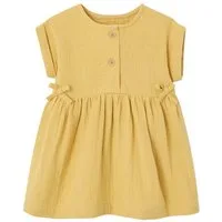 vertbaudet Minikleid Mädchen Baby Kleid, Musselin