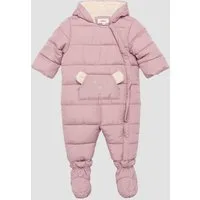 s.Oliver Jumpsuit Overall Schneeanzug mit abnehmbaren Füsschen und samtigem Fleecefutter