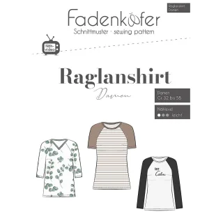 Fadenkäfer Schnitt "Raglanshirt" für Damen