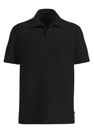 qs - Polo-Shirt schwarz - Gr. - XXL