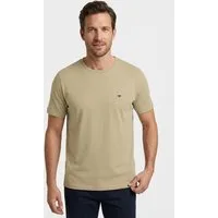 FYNCH-HATTON T-Shirt normale Passform, Kurzarm, hüftbedeckende Länge, aus Baumwolle