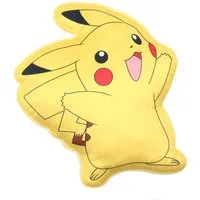 MTOnlinehandel Dekokissen Pokemon Geschenk, Pikachu Kissen 40x40cm, Kuscheltier, ideal für Sofa oder Leseecke, passend zur Bettwäsche