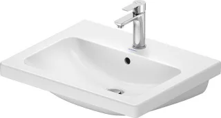 Duravit D-Code Waschtisch 600x480mm, M.Überlauf, Mit 1 Hahnloch  2399600000