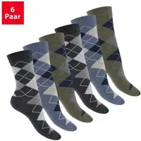 Footstar Socken Damen & Herren Ringel Socken (6 Paar)