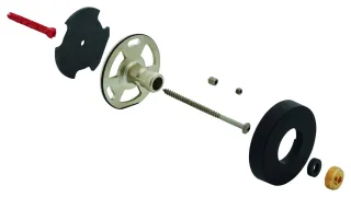 GROHE Brausestangenhalter 48279 phantom black, 48279KF0 48279KF0