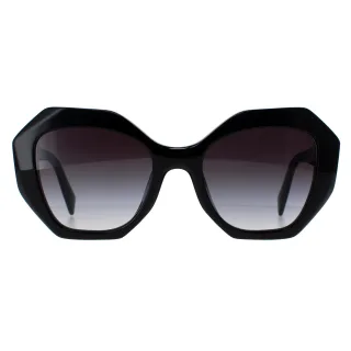 Prada Rund Damen Schwarz Grau Gradient PR16WS