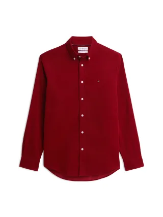 SOLID CORDUROY RF SHIRT Autumn Red - Gr. - L