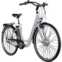 AGON E-Bike Cityrad Aurora, 3 Gang, Nabenschaltung, Frontmotor, 374 Wh, Pedelec, Elektrofahrrad für Damen u. Herren