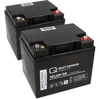 Akkuman.de Akku kompatibel E-Mobil Bischhoff & Bischhoff 2x 12V 50Ah Elektromobil-Akku