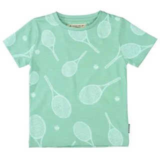 BASEFIELD - Kn.-T-Shirt grass green aop - Gr. - 116/122