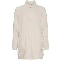 Sea Ranch Fleecejacke Damen Fleecemantel Vally mit Stehkragen - Teddy-Fleece-Jacke lang Taillierter Schnitt, 2-Wege-Reißverschluss, Zwei Fronttaschen