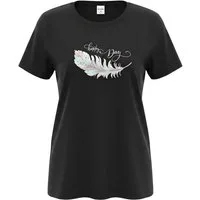 HERMKO Kurzarmshirt 701180055 T-Shirt 100% Bio-Baumwolle mit Druckmotiv hergestellt in EU