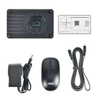 HAYEAR 2K Industrial Digital Microscope Camera High Definition Multimedia Interface LAN Measuring with IMX415 CMOS Senso