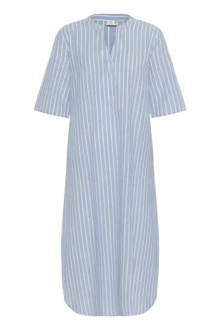 Kleid Casual fit EbbAndFlow Mel./Chalk Stripe blue white