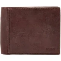 Fossil Geldbörse Large Coin Pocket, aus echtem Leder mit RFID-Blocker Schutz
