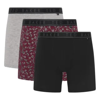 3er-Pack Herren Weiche Atmungsaktive Baumwoll-B Boxer Shorts