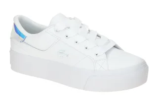 Lacoste ZIANE PLATFORM Women Plateau Sneaker wei? wht/lt pink - Damen Halbschuhe