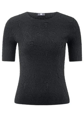 RIANI - JERSEY 1/2 Arm black - Gr. - 38