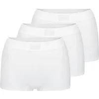 sloggi Panty 3er Pack Double Comfort T (Spar-Set, 3-St) Short Slip - Baumwolle - Atmungsaktiv