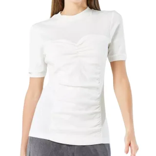 Nike Scrunched Front Weißes Sport-T-Shirt