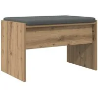 vidaXL Sitzbank Flurbank Artisan-Eiche 63 x 38 x 40 cm (1-St)