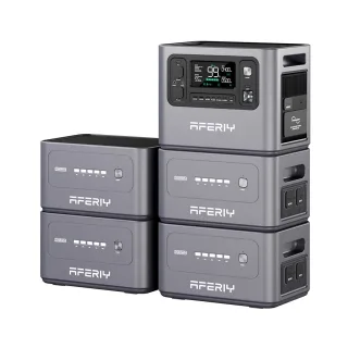 [EU Direct] AFERIY P280 Portable Power Station, 2800W AC Pure Sine Wave Output, 2048Wh LiFePO4 Battery, Expandable Capac