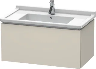 Duravit L-Cube Waschtischunterbau wandhängend Taupe Matt 820x469x408 mm - LC616509191 LC616509191