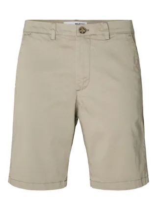 Selected - Short: Slhslim-Miles beige - Gr. - S
