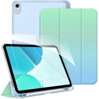 Fintie Tablet-Hülle für iPad 11 Generation 11'' 2025 (A16), iPad 10 Generation 10.9'' 2022, mit Schutzfolie-ultradünne transparente Rückseite Case mit Stifthalter