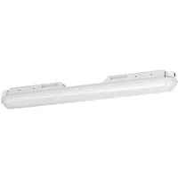 EGLO LED Deckenleuchte LED-E Leuchte für Feuchträume, Keller und Garage, IP65, LED fest integriert, Neutralweiß, staub- strahlwassergeschützt, Wannenleuchte, Feuchtraumleuchte, LED